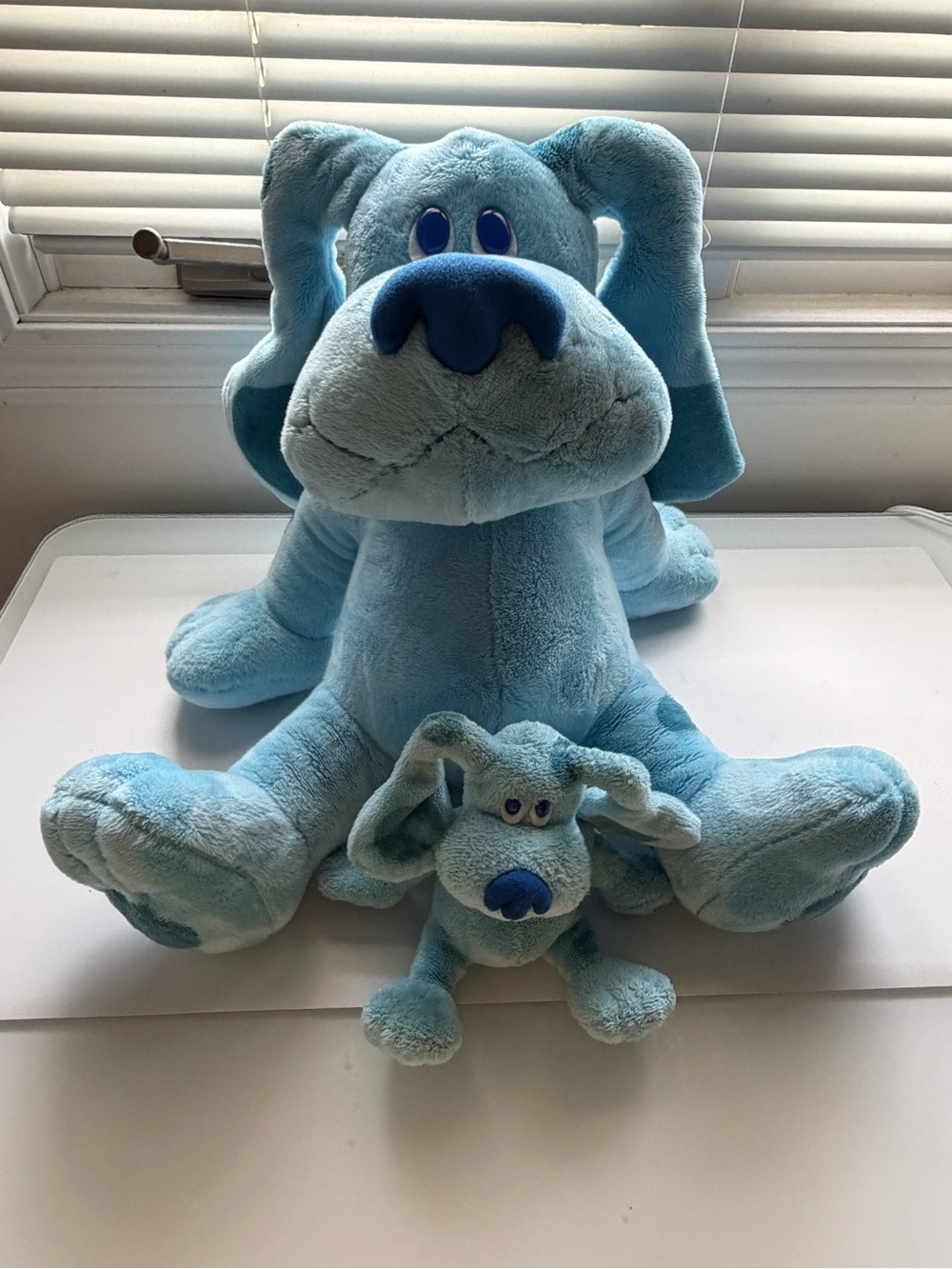 TY Blues Clues Bundle- Blue Plush Beanie Buddies and TY beanie baby Blue